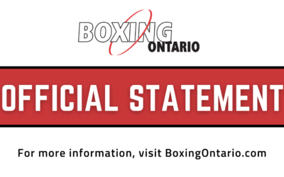 PRESS RELEASE: Boxing Ontario Conducts Election for Board of Directors