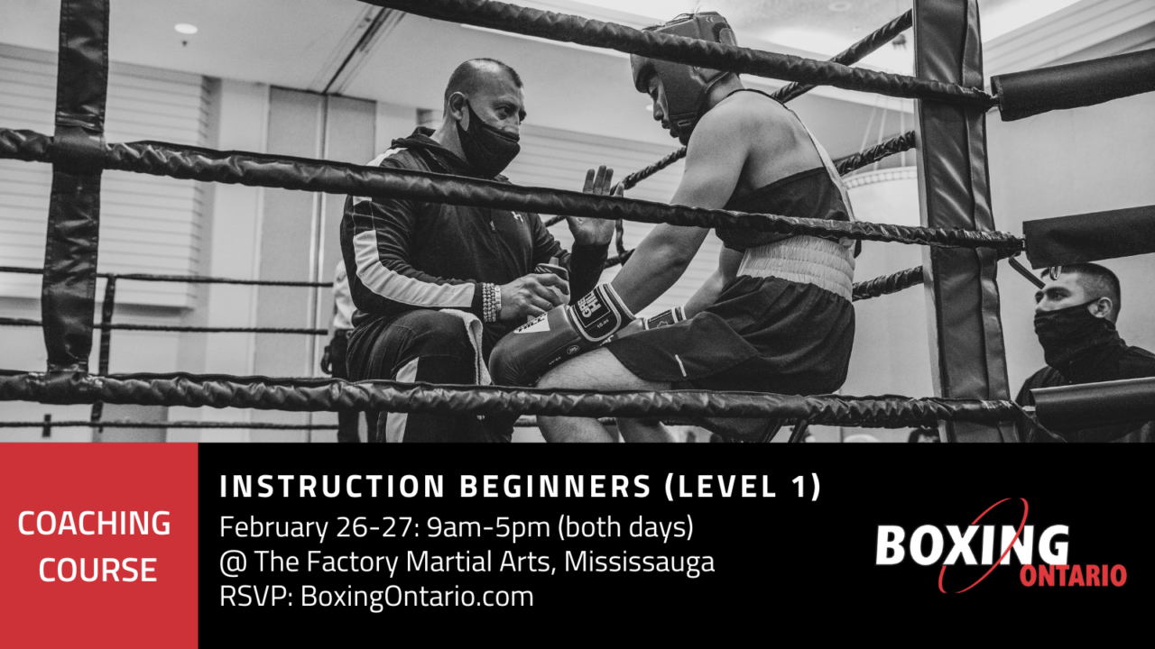 [Coaching Course] Instruction Beginners (Level 1) Mississauga