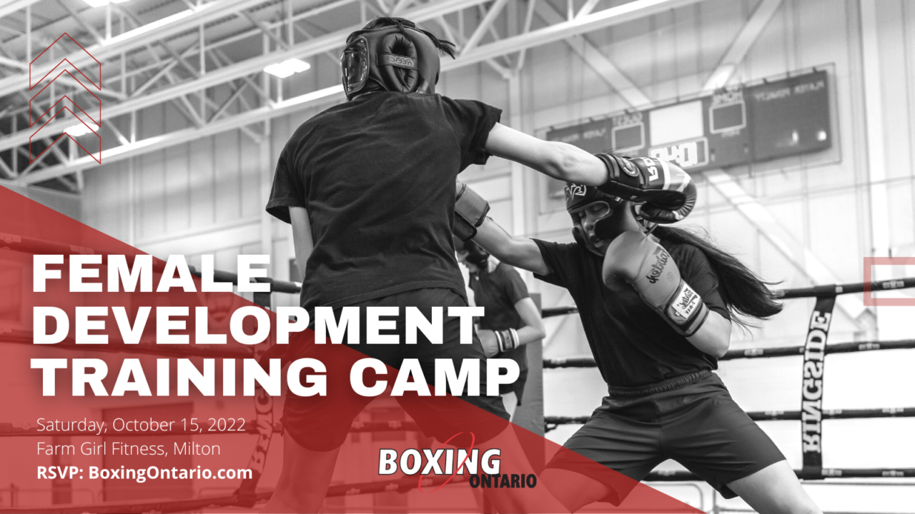 [TRAINING CAMP] Female Development Training Camp Boxing Ontario