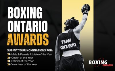 NOMINATIONS OPEN: 2025 Boxing Ontario Awards